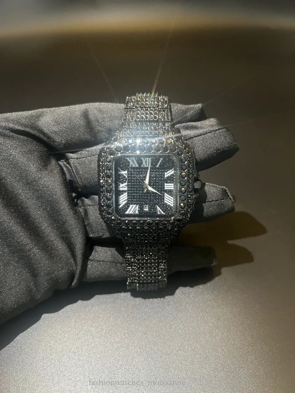 Iced out Cartier All black