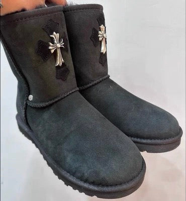 Chrome Hearts black ugs