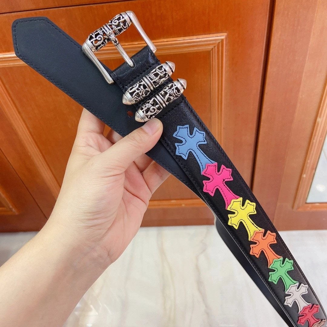 Chrome Hearts multicolor belt