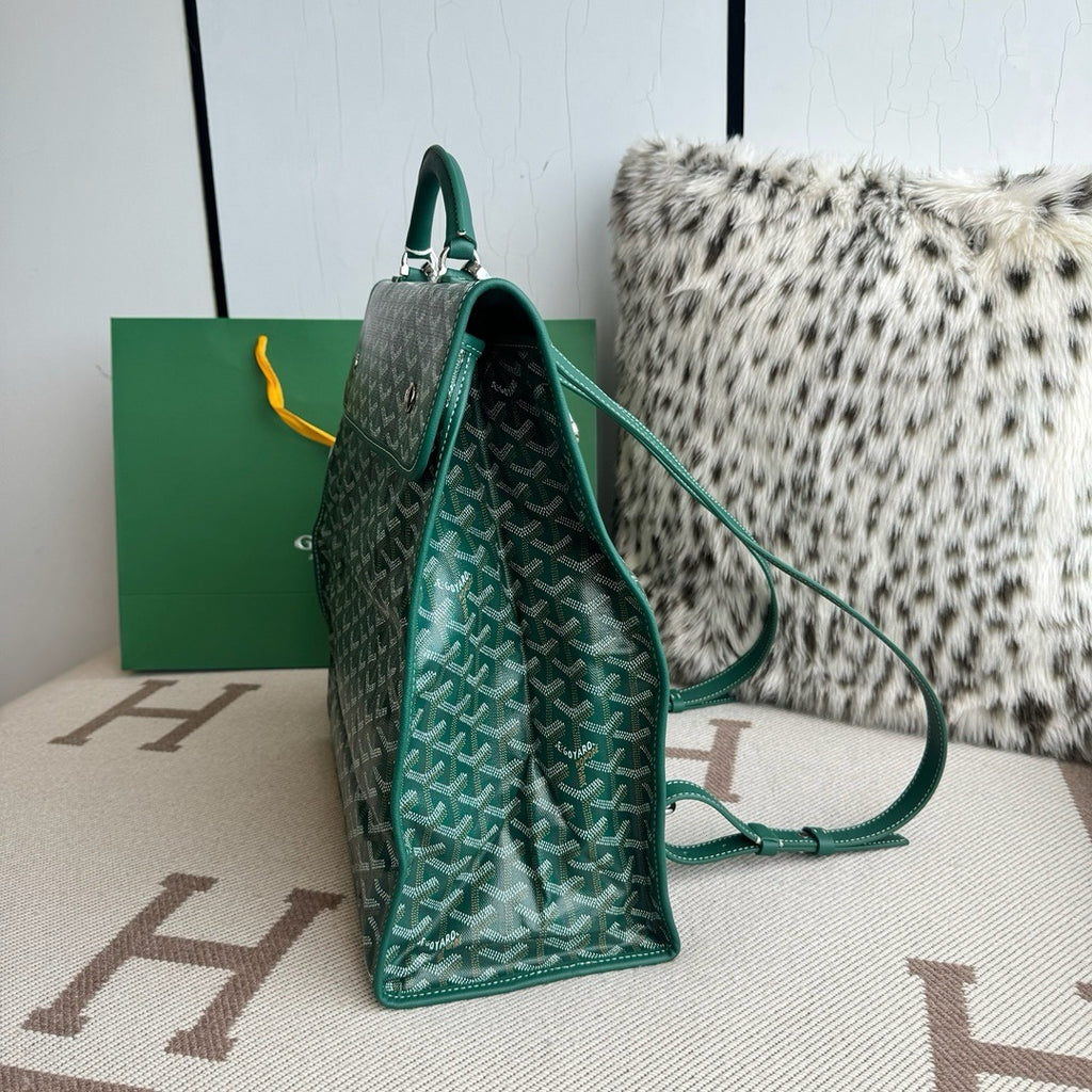 Goyard backpack bag Green