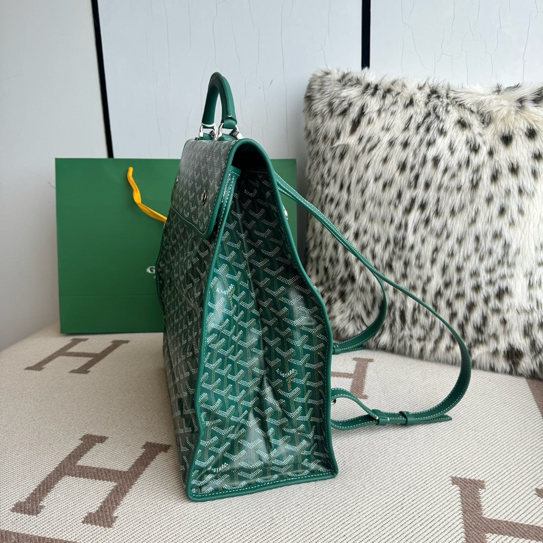 Goyard backpack bag Green