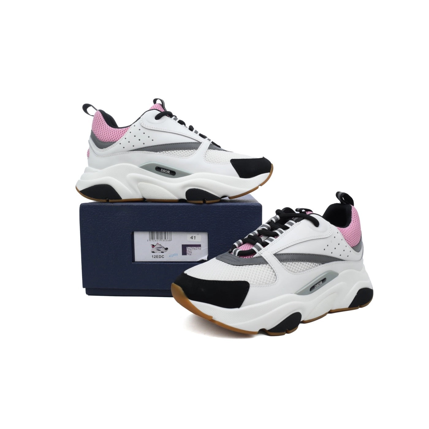 Dior White and pink B22