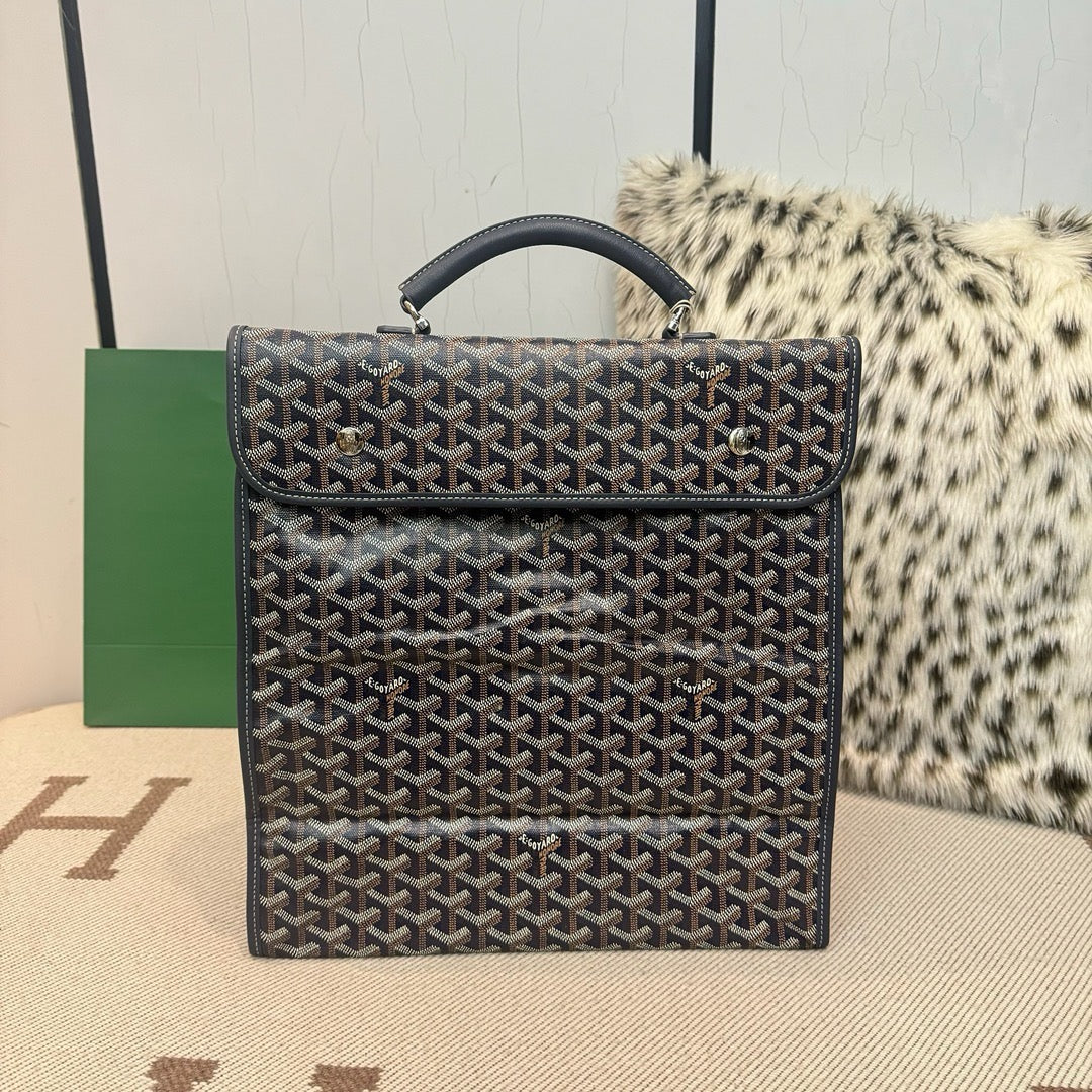 Goyard backpack bag Navy blue