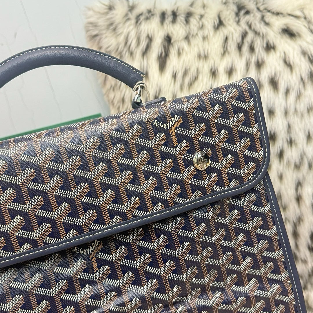 Goyard backpack bag Navy blue