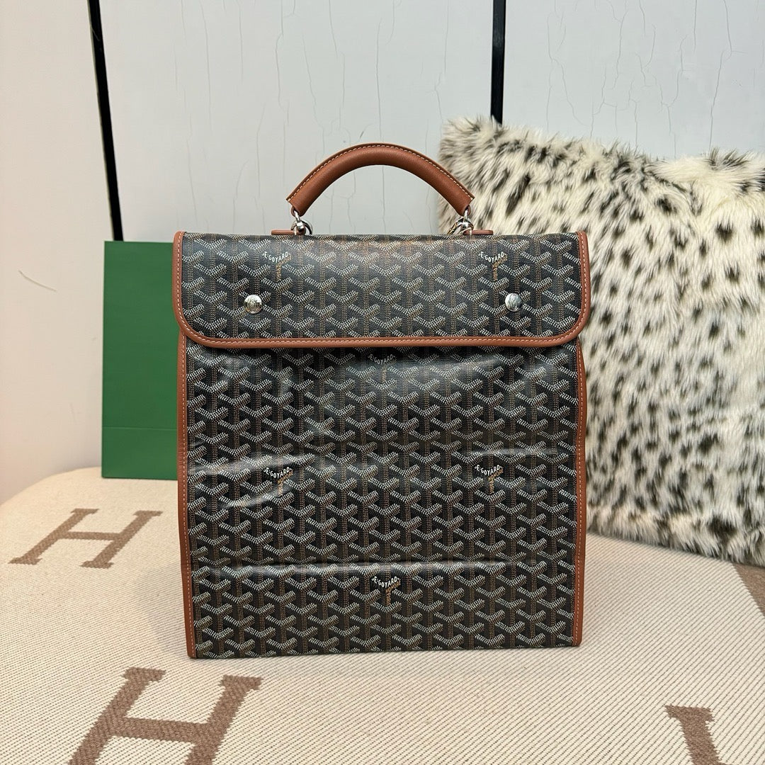 Goyard backpack bag Brown