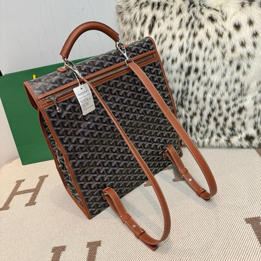 Goyard backpack bag Brown