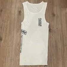 Chrome hearts White muscle shirt