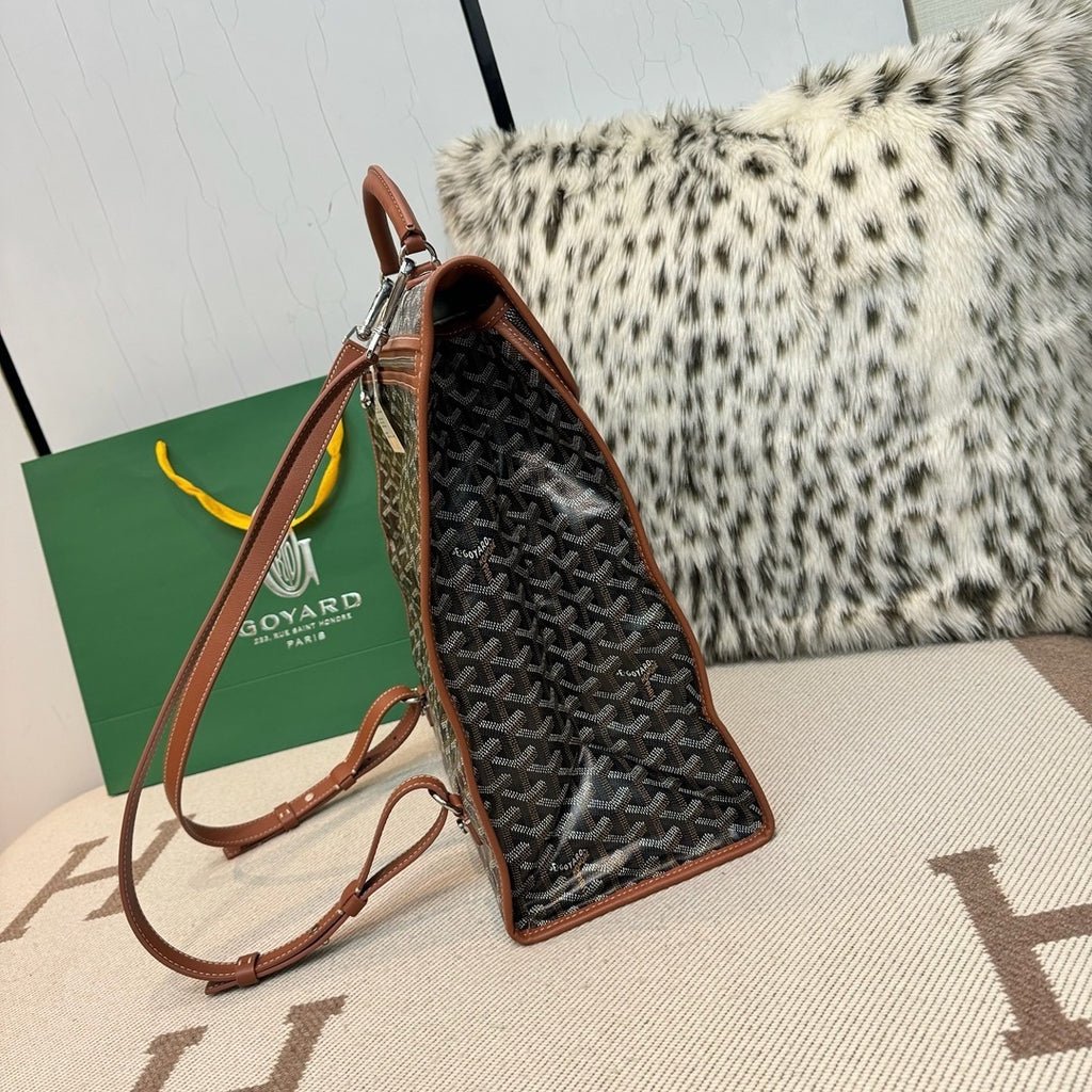 Goyard backpack bag Brown