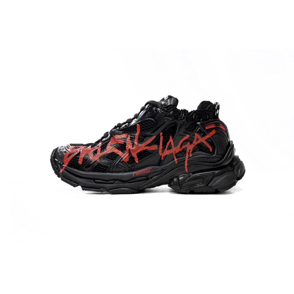 Balenciaga Black and Red runners